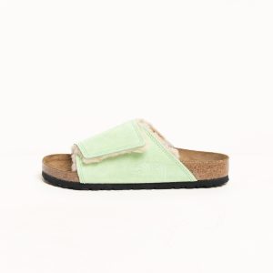 STÜSSY & BIRKENSTOCK SOLANA SHEARLING SLIDE
