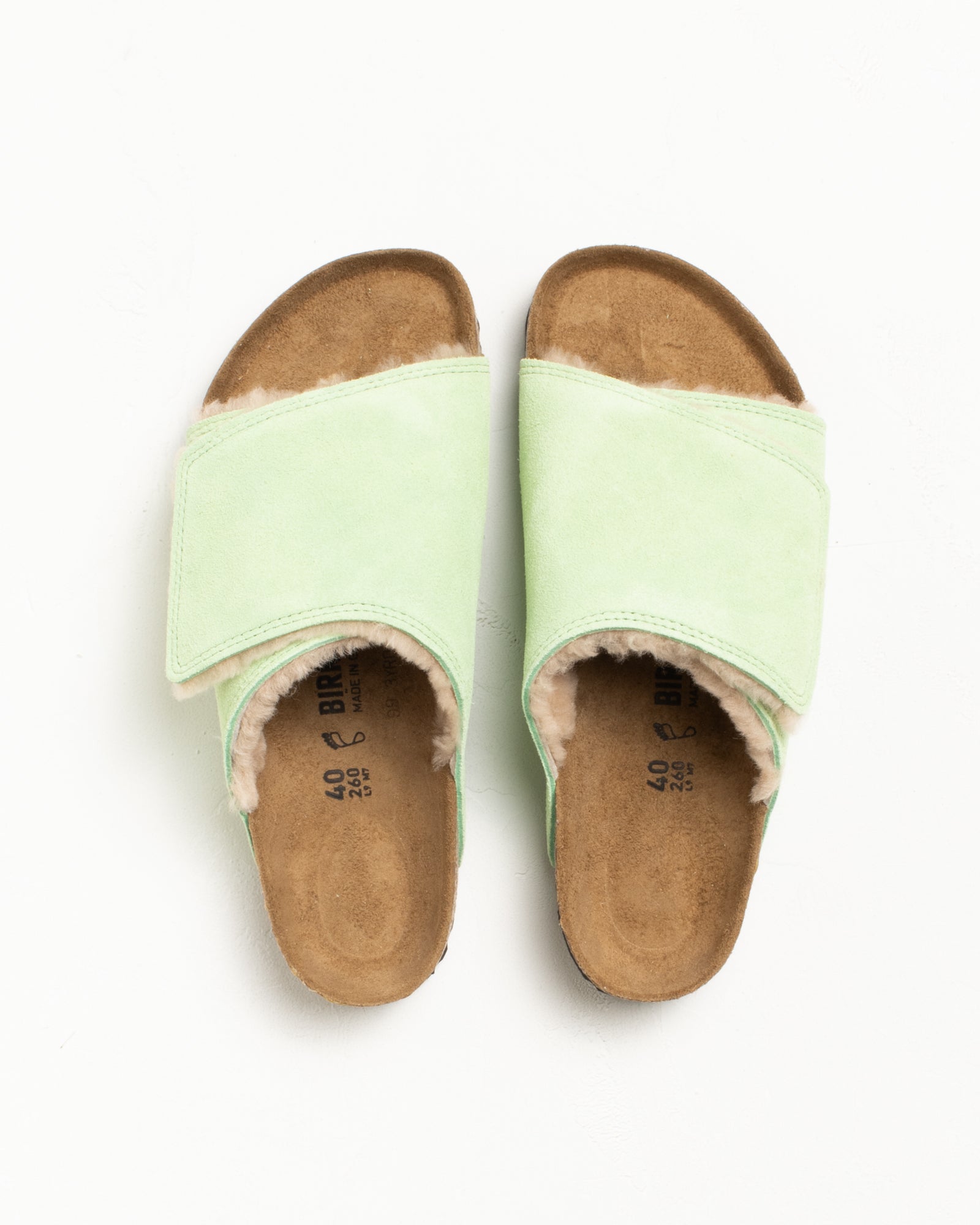 STÜSSY & BIRKENSTOCK SOLANA SHEARLING SLIDE - Image 4