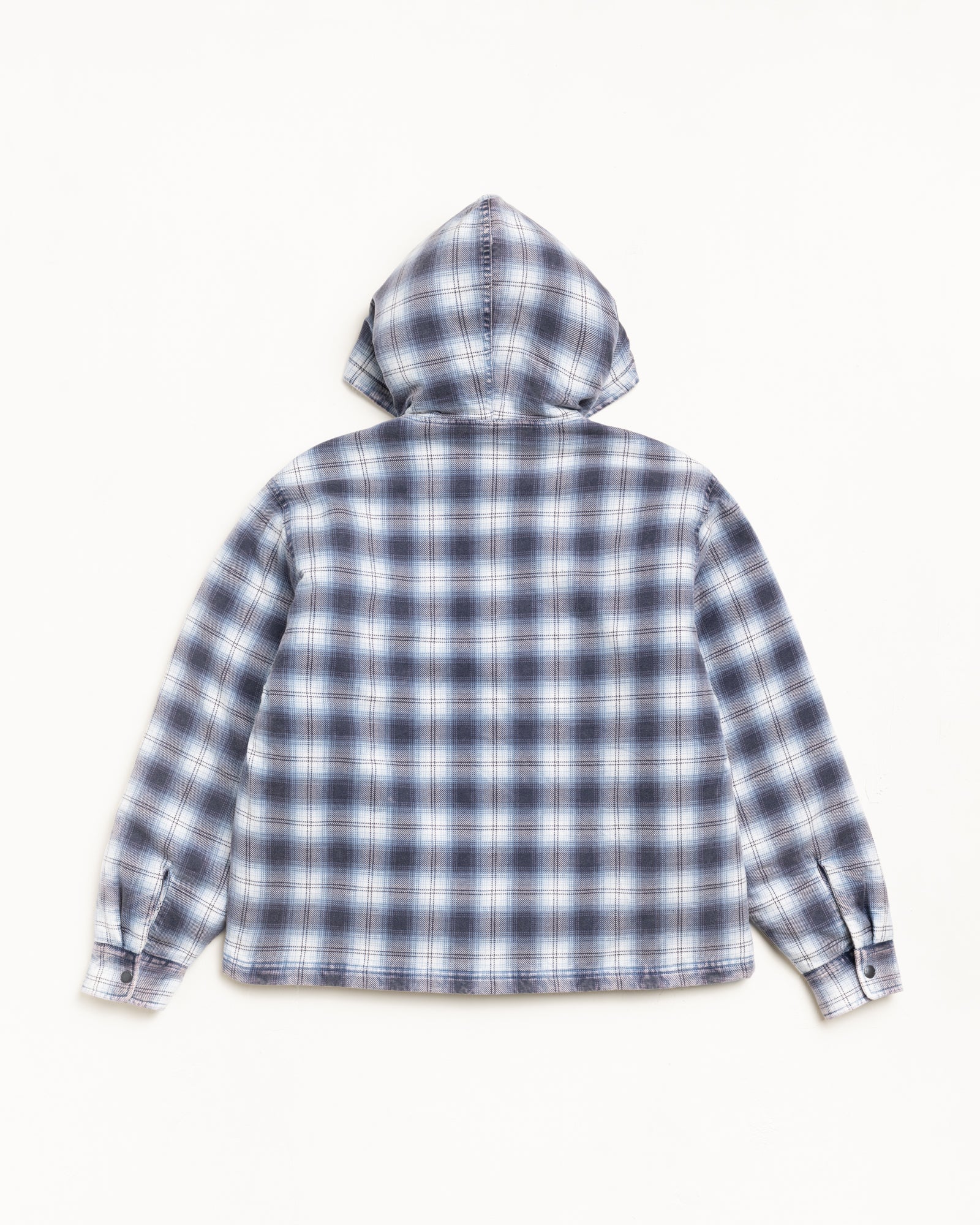 ZIP HOODED PLAID SHIRT - Image 7
