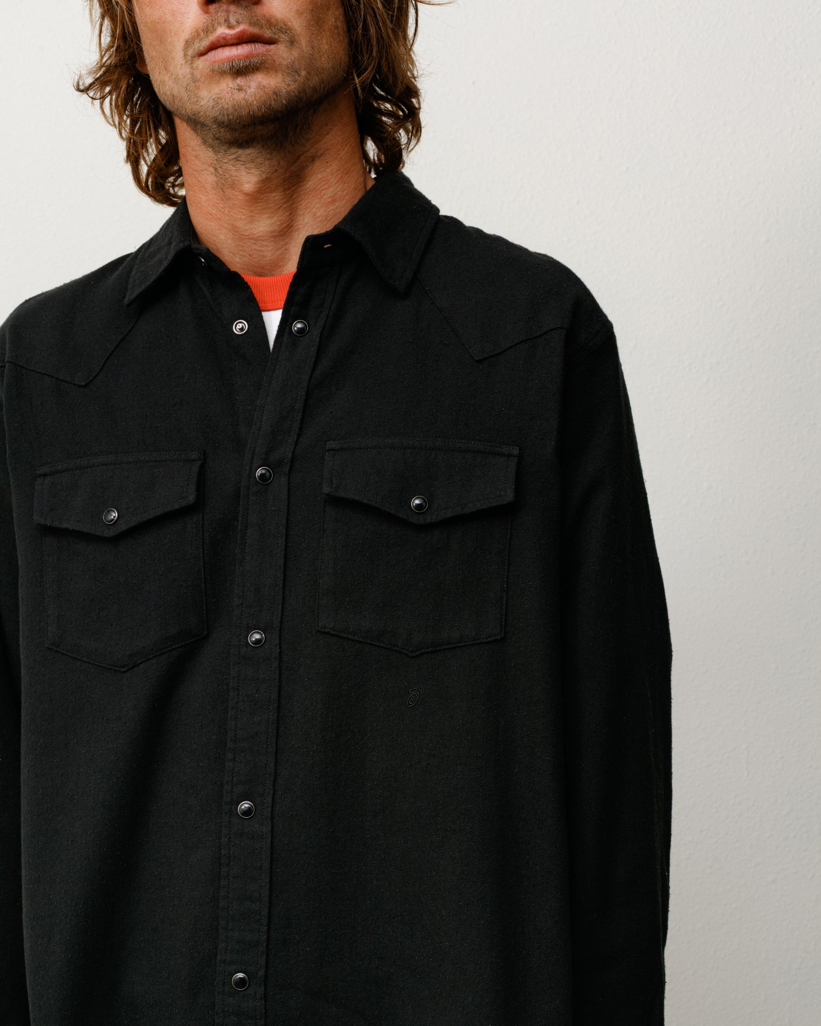 COTTON SILK WESTERN SHIRT - Image 2