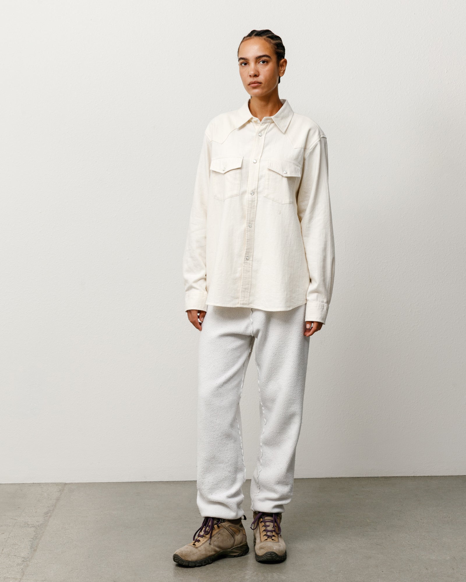 COTTON SILK WESTERN SHIRT - Image 3