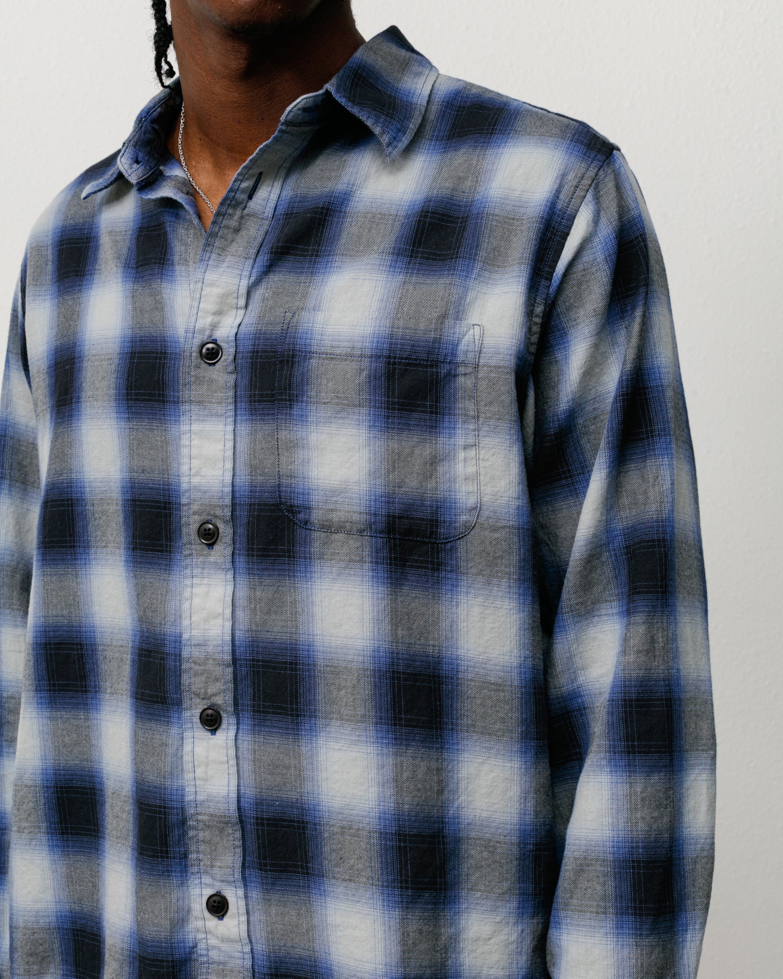 BEACH OMBRE PLAID SHIRT - Image 4
