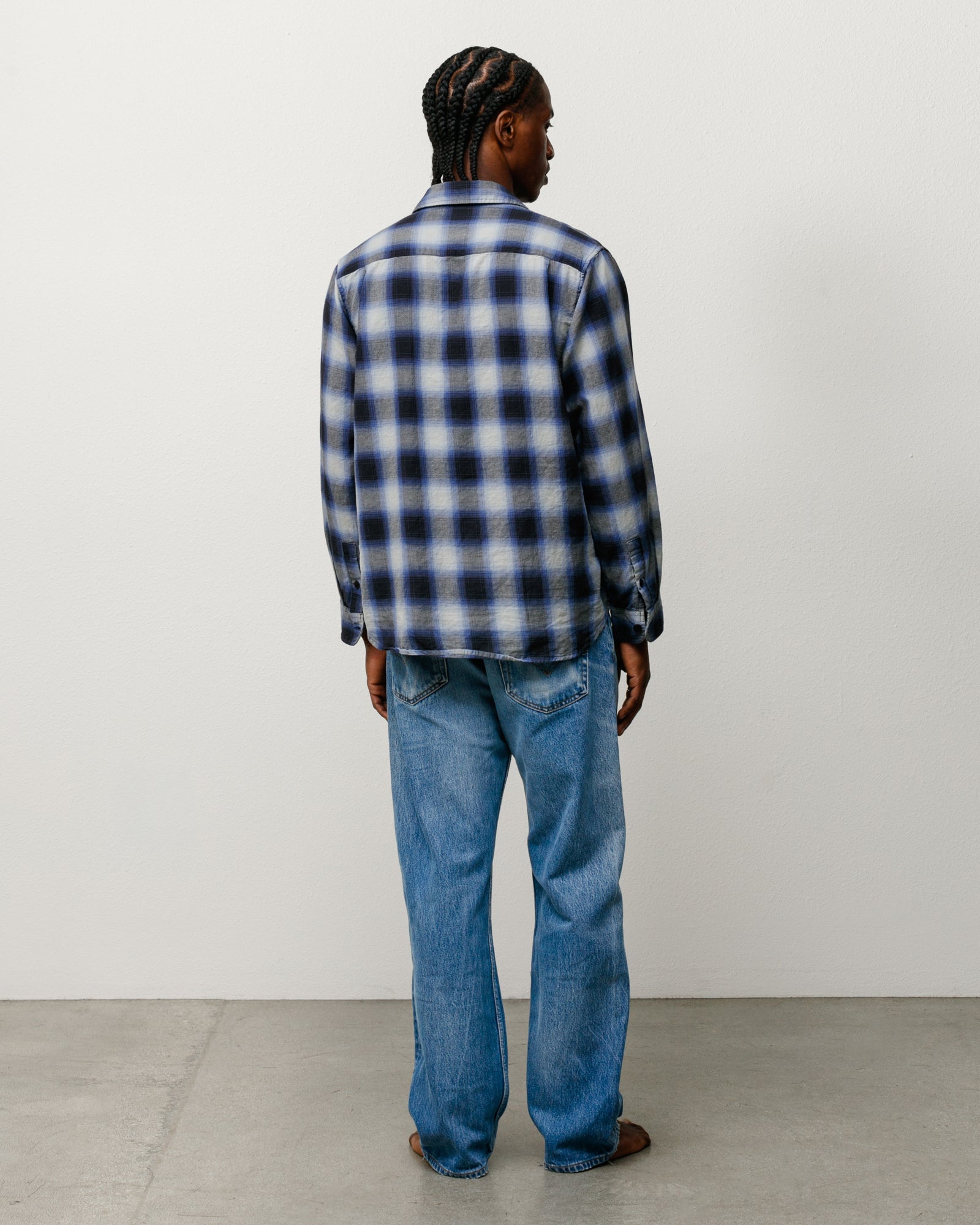 BEACH OMBRE PLAID SHIRT - Image 5