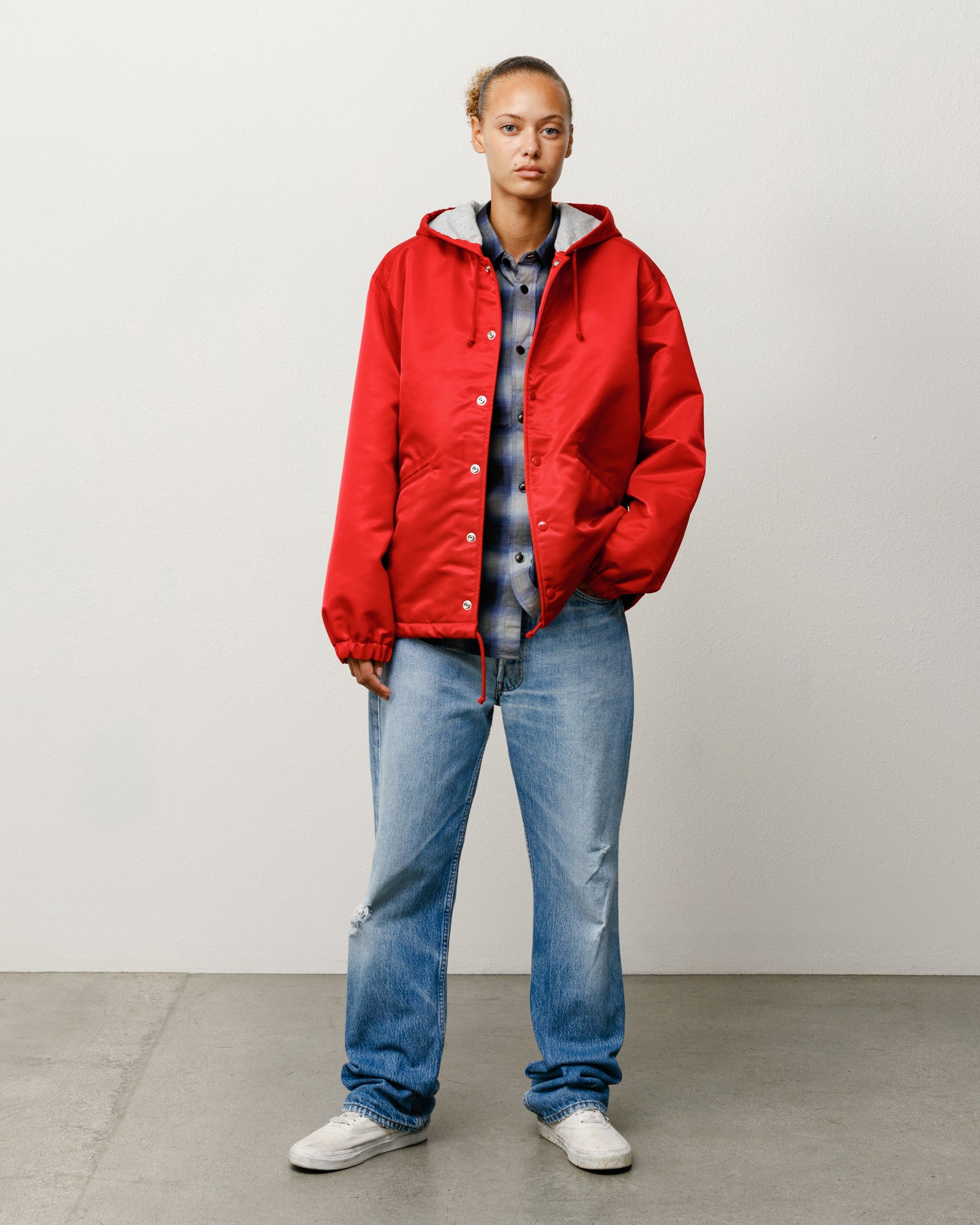 HOODED COACHES JACKET - Image 3