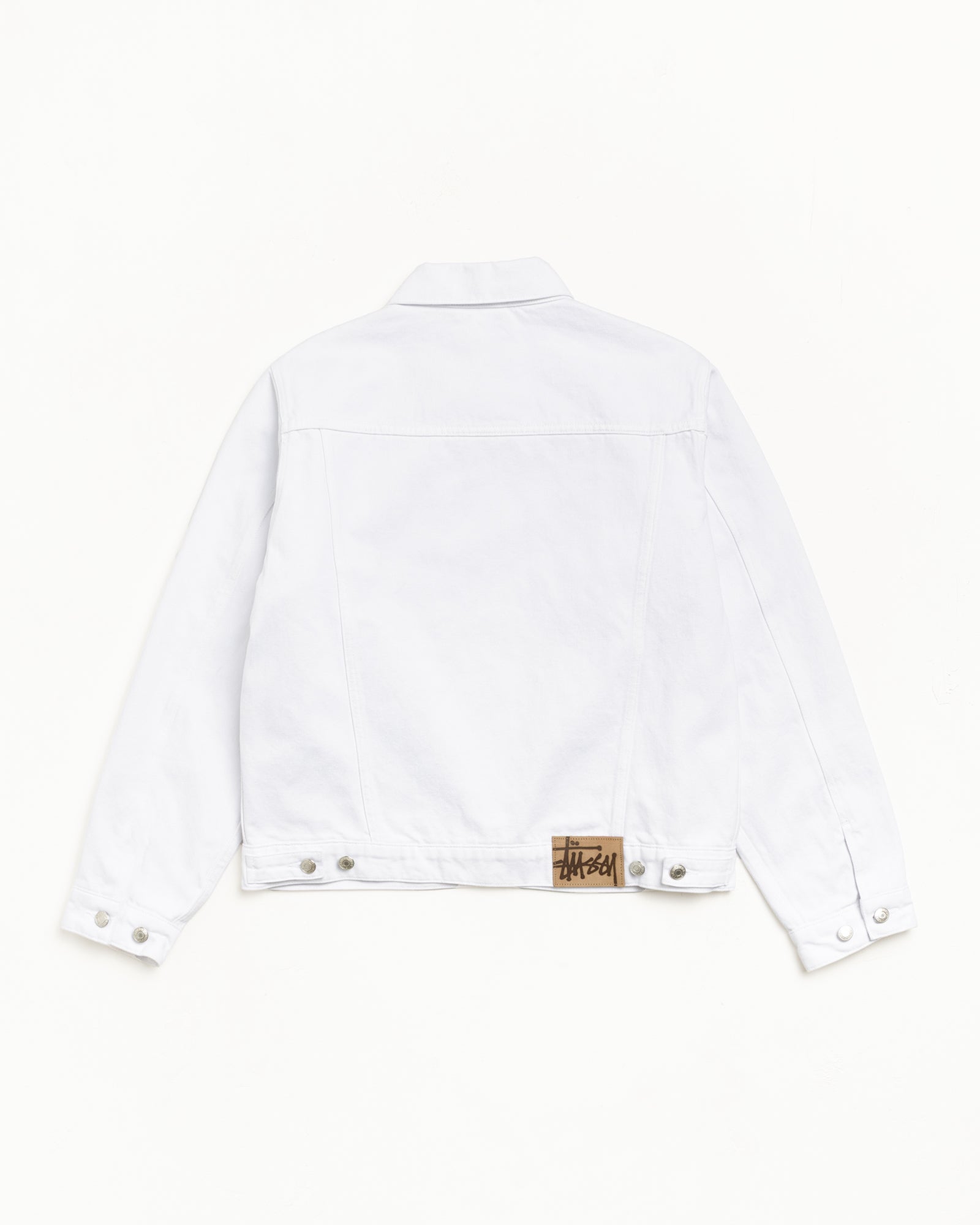 LINED DENIM TRUCKER JACKET - Image 8