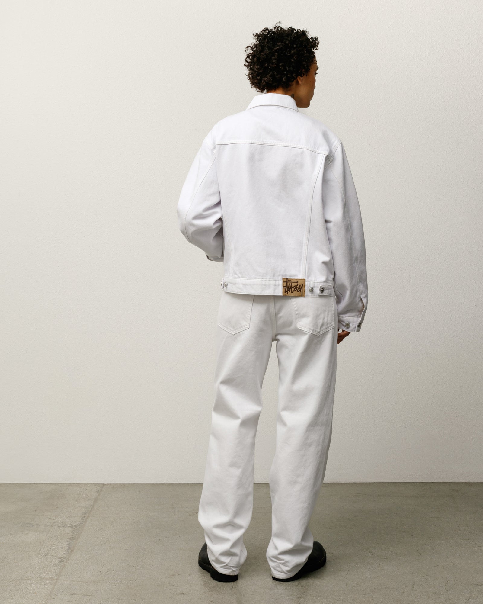 LINED DENIM TRUCKER JACKET - Image 4