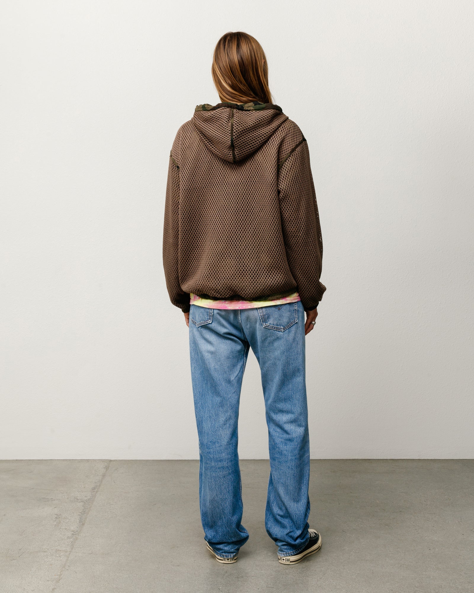 LAYERED MESH HOODED JACKET - Image 6