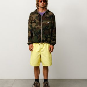 LAYERED MESH HOODED JACKET