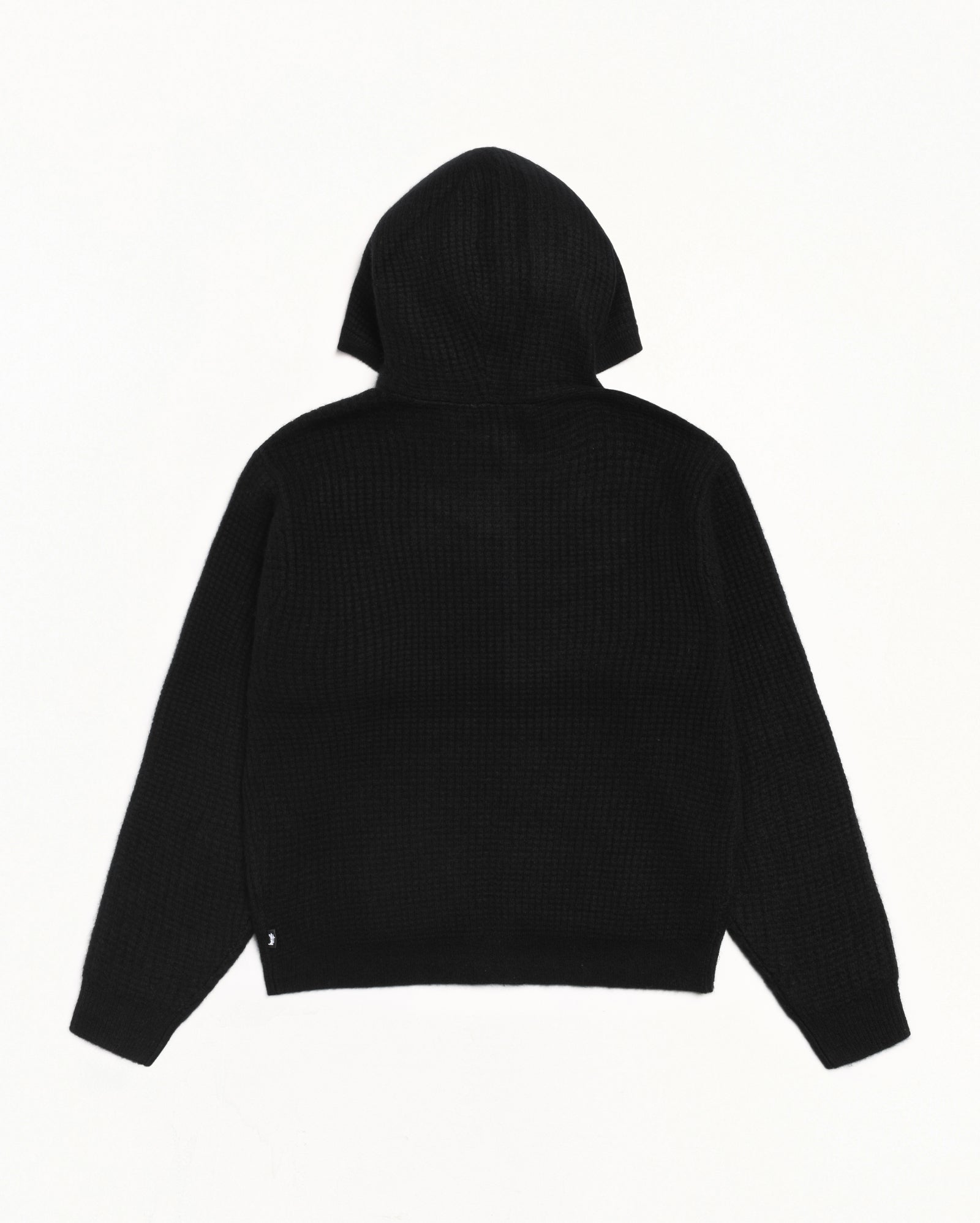 WAFFLE CASHMERE ZIP HOOD SWEATER - Image 7