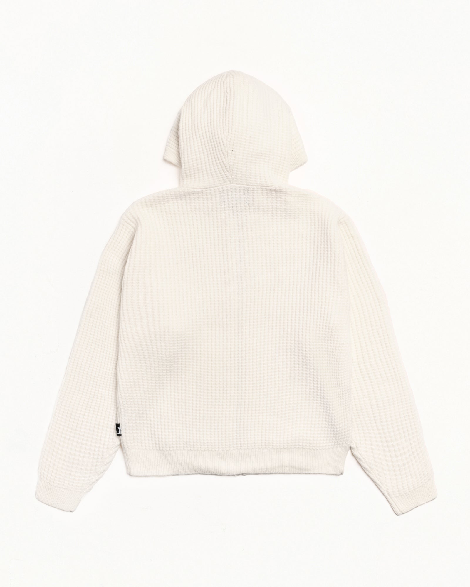 WAFFLE CASHMERE ZIP HOOD SWEATER - Image 5