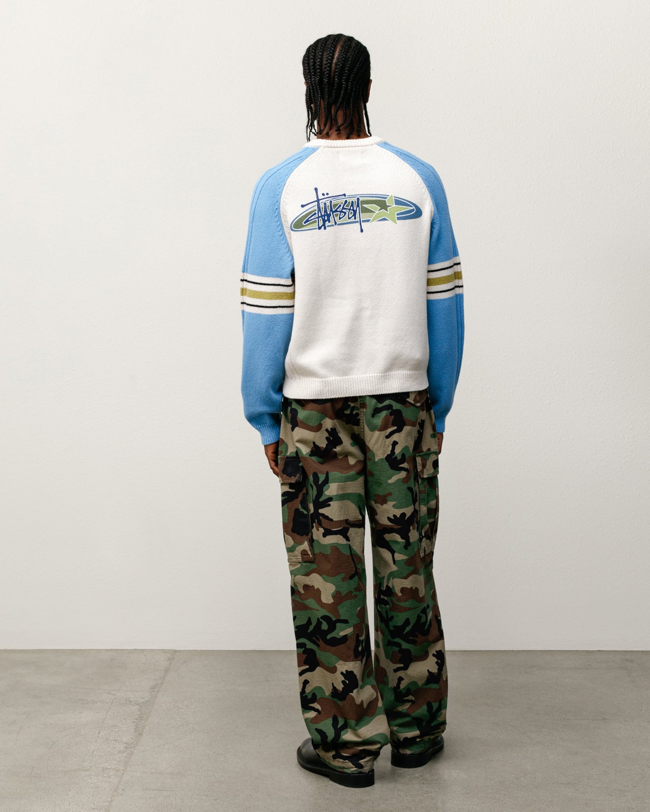 STRIPE RAGLAN CREW - Image 2
