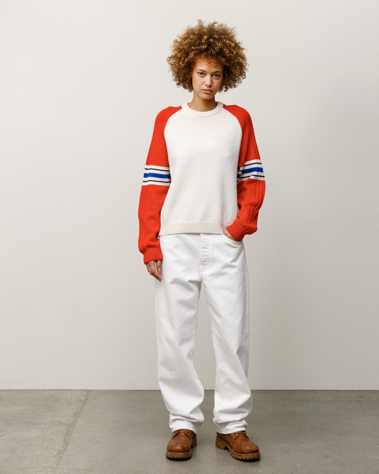 STRIPE RAGLAN CREW - Image 3