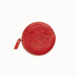 SURF DOT LEATHER POUCH