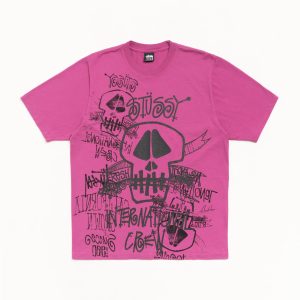SKULLS TEE PIGMENT DYED