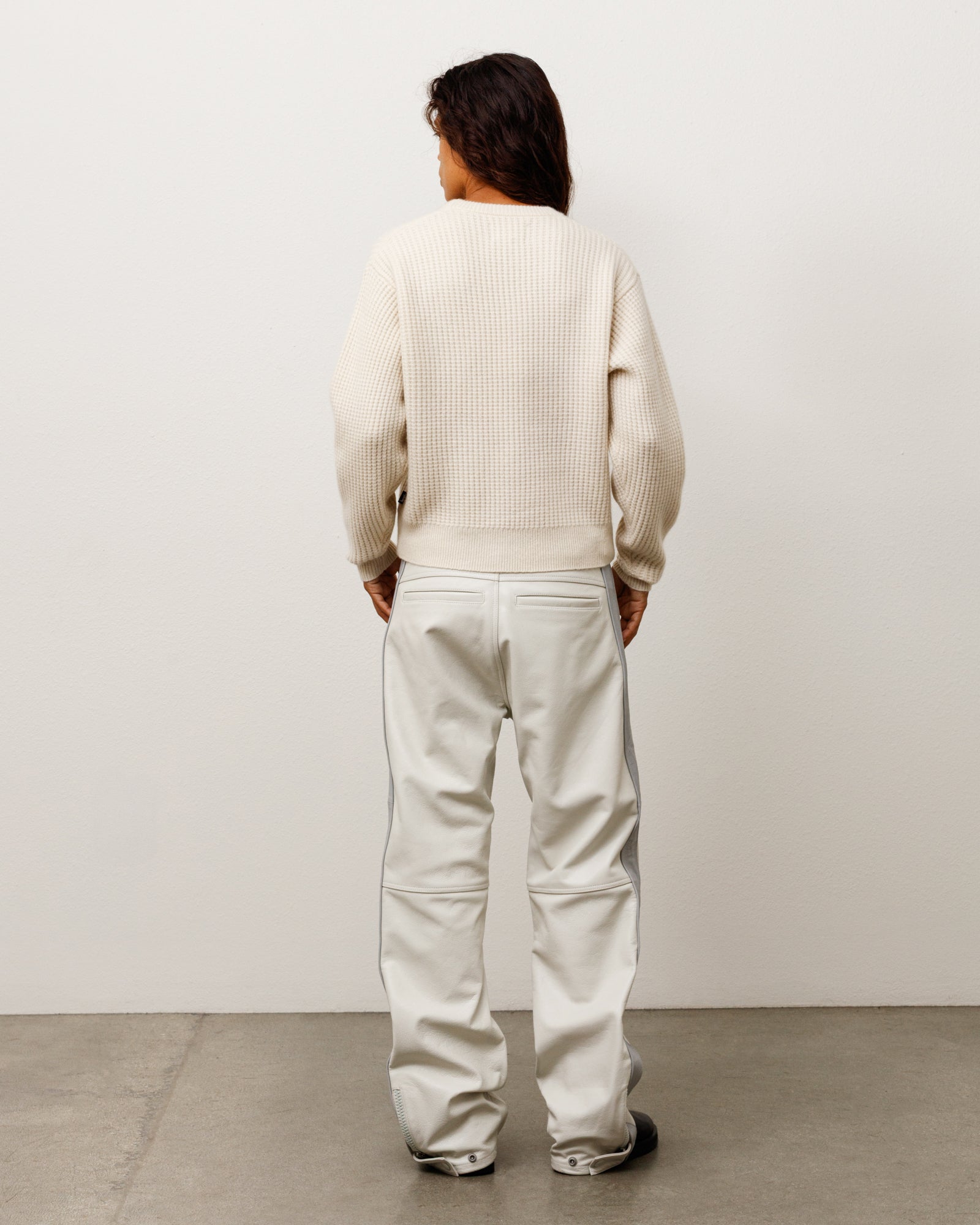 LEATHER MOTO PANT - Image 3