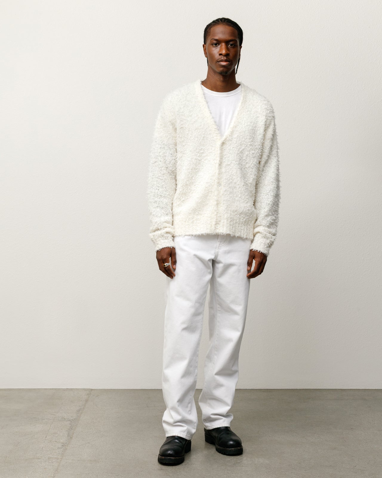 TEXTURED CARDIGAN