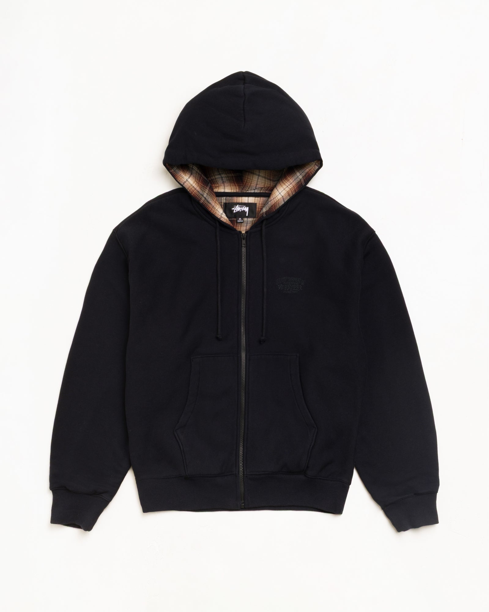 PLAID LINED ZIP HOODIE - Image 4