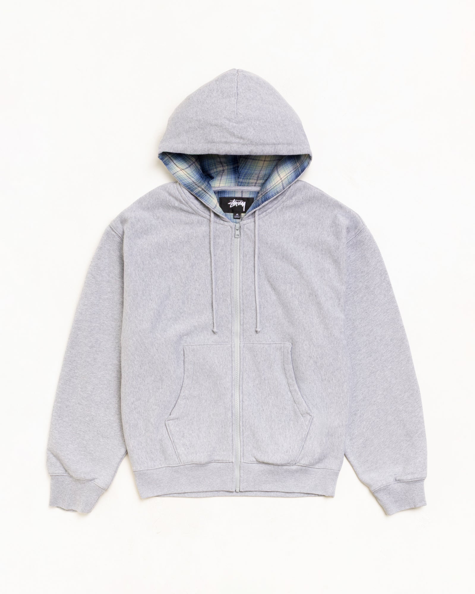 PLAID LINED ZIP HOODIE - Image 4
