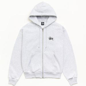 BASIC STÜSSY ZIP HOODIE
