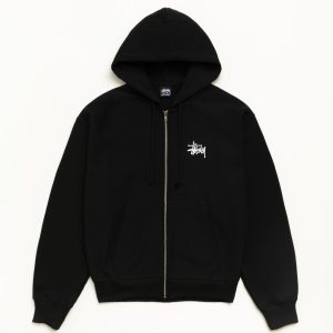 BASIC STÜSSY ZIP HOODIE